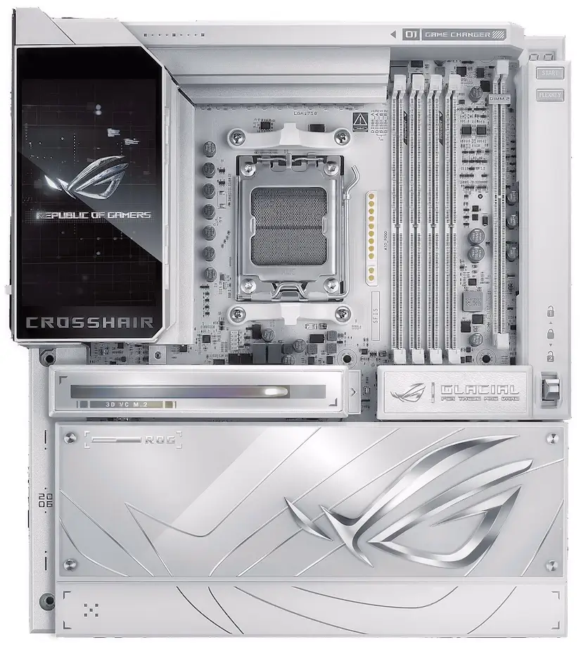 Trafalgar PC - Montaje Placa Base ASUS ROG CROSSHAIR X870E GLACIAL Trafalgar